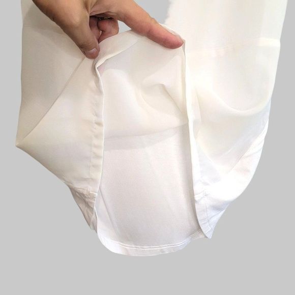 Colleen Lopez Mixed Media Tank Top White Womens XS Scoop Neck Sleeveless Layered - Picture 4 of 7